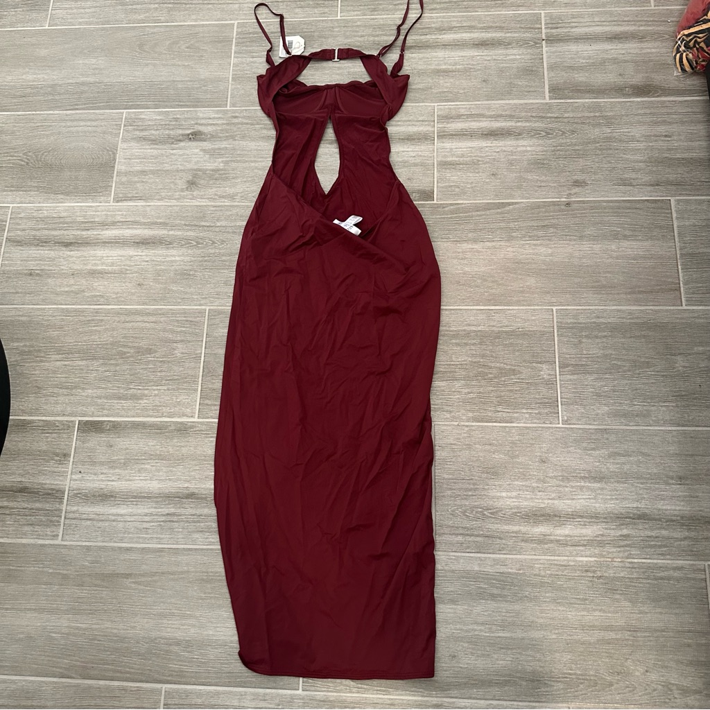 Nwt Buci Nyc Swan Dress In Carrube Sz Small — image 5 of 7
